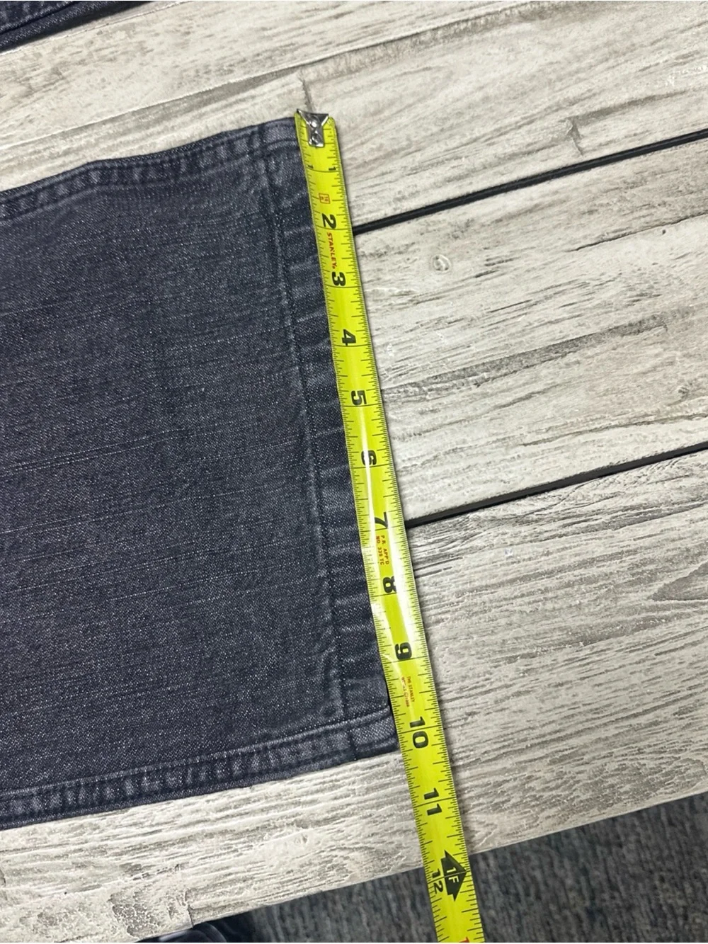 Vintage Y2k 05 Gap Washed Grey Jeans 36x34 Big Pockets Button Fly Baggy Skater